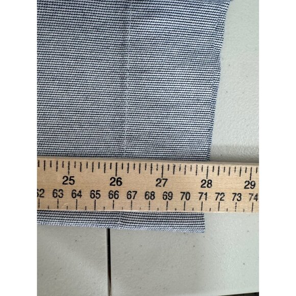 J.Crew Petite Lizzie high-rise patch-pocket wide-leg pant navy sz 29P - Picture 7 of 8